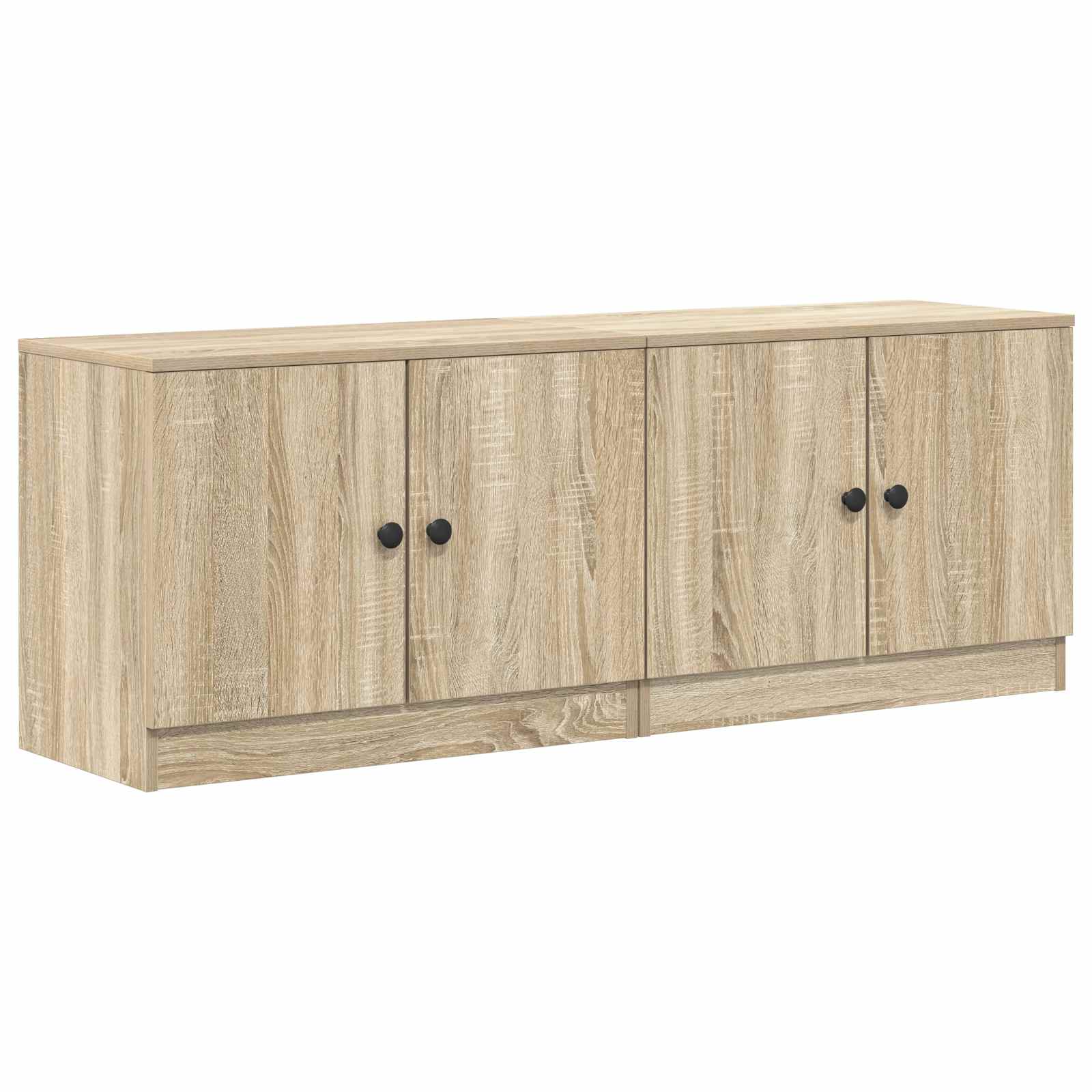 Ντουλάπι κρεβατιού με πόρτα 2 pcs Sonoma Δρυς 66 x 35 x 48 εκ. - Pakobazaar