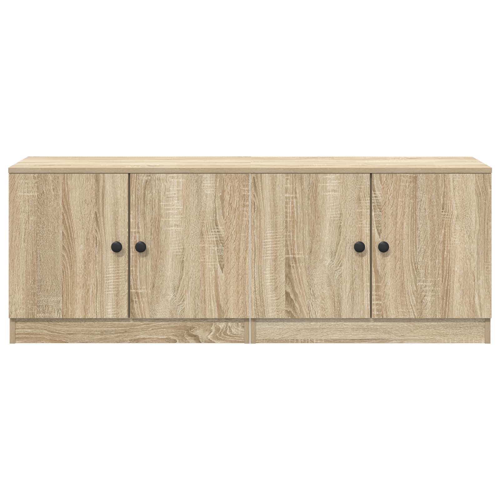 Ντουλάπι κρεβατιού με πόρτα 2 pcs Sonoma Δρυς 66 x 35 x 48 εκ. - Pakobazaar