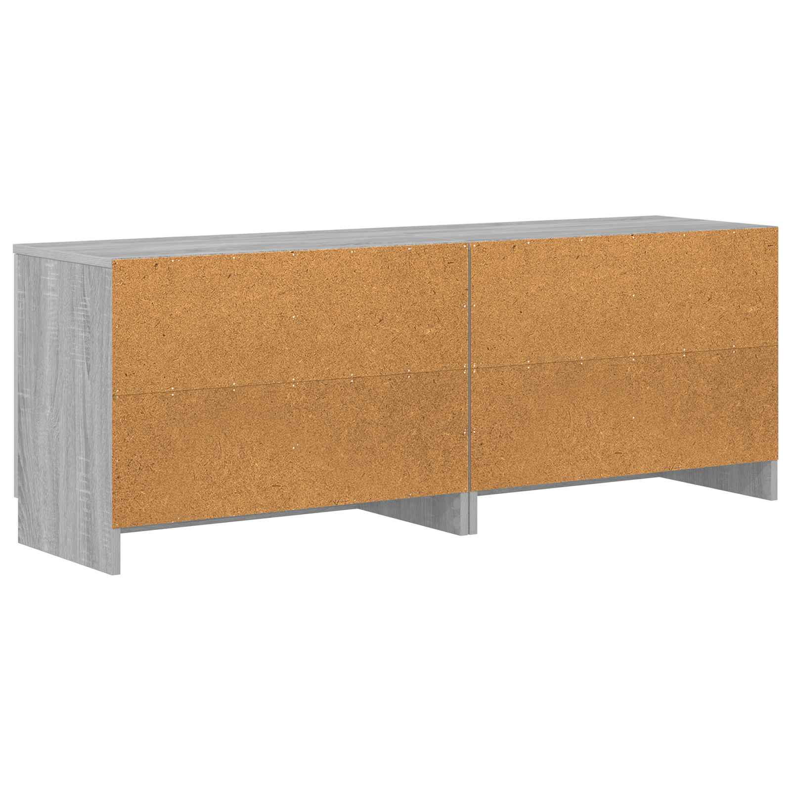 Ντουλάπι κρεβατιού με πόρτα 2 pcs Γκρι Sonoma 66 x 35 x 48 εκ. - Pakobazaar