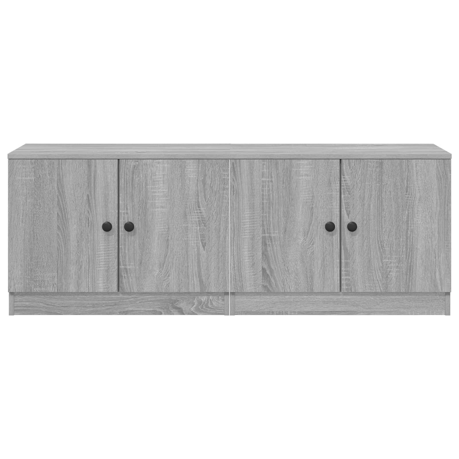 Ντουλάπι κρεβατιού με πόρτα 2 pcs Γκρι Sonoma 66 x 35 x 48 εκ. - Pakobazaar