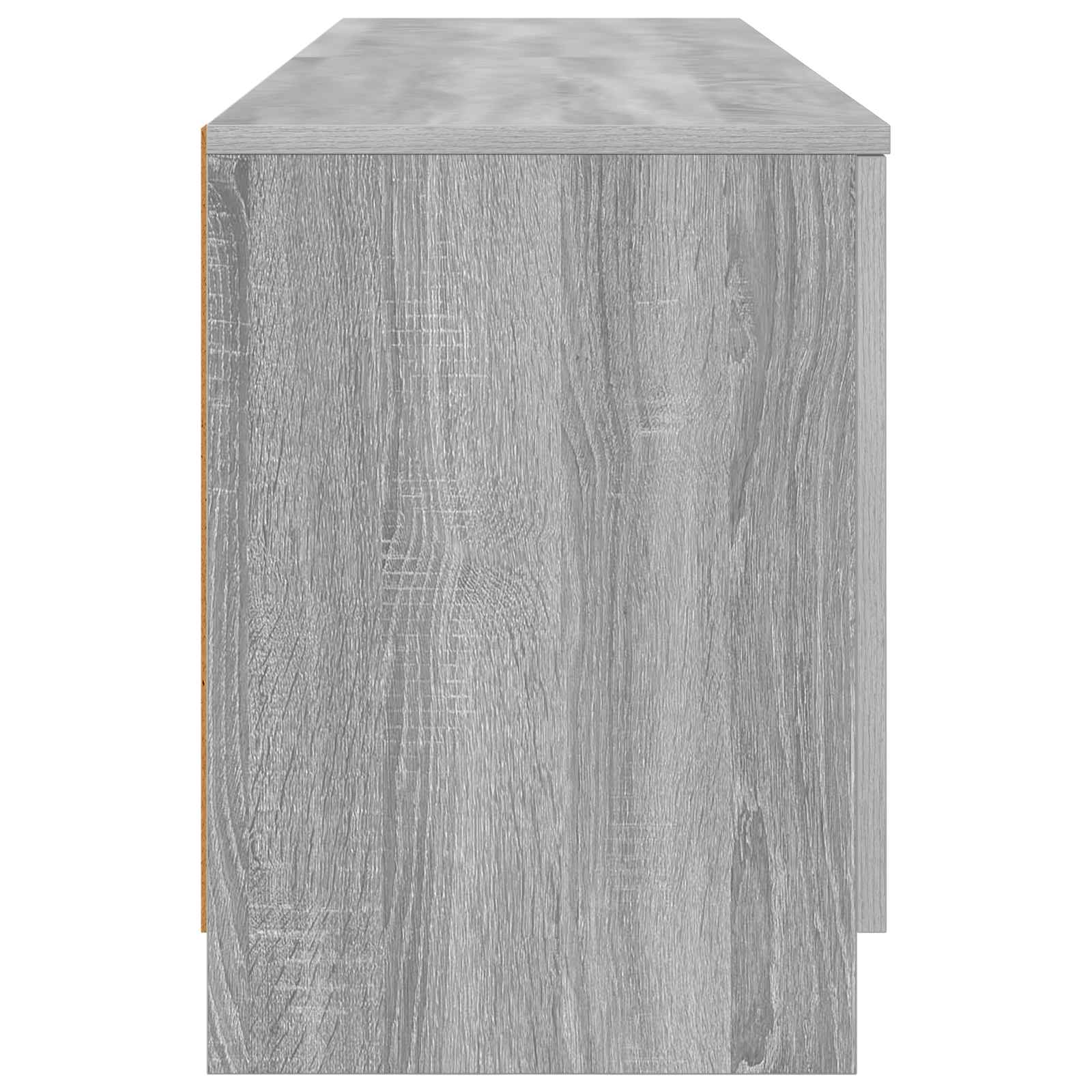 Ντουλάπι κρεβατιού με πόρτα 2 pcs Γκρι Sonoma 66 x 35 x 48 εκ. - Pakobazaar