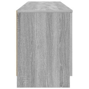 Ντουλάπι κρεβατιού με πόρτα 2 pcs Γκρι Sonoma 66 x 35 x 48 εκ. - Pakobazaar