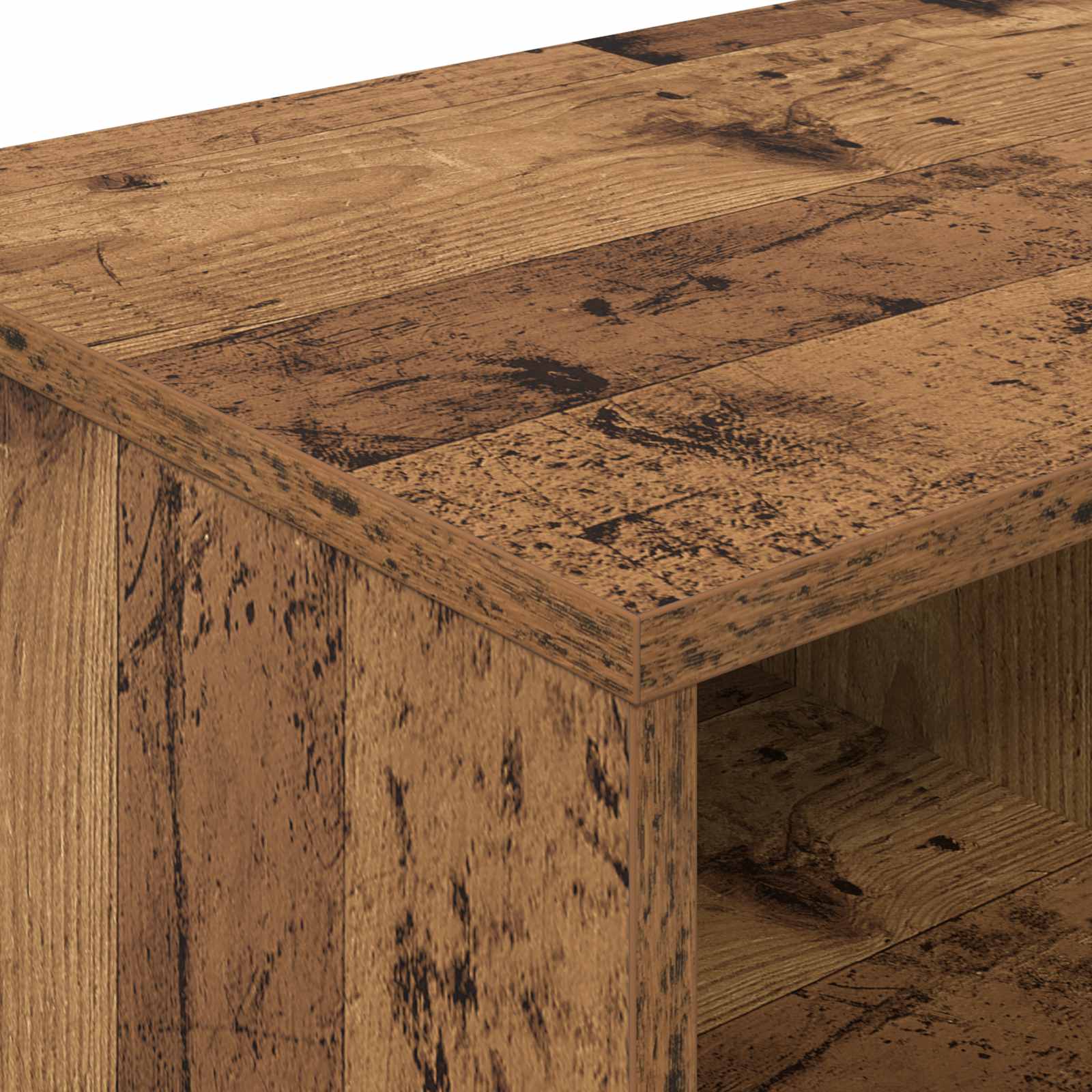 Ντουλάπι κρεβατιού 2 pcs Παλαιωμένο ξύλο 66 x 35 x 48 εκ. - Pakobazaar