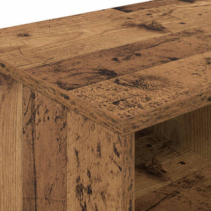 Ντουλάπι κρεβατιού 2 pcs Παλαιωμένο ξύλο 66 x 35 x 48 εκ. - Pakobazaar