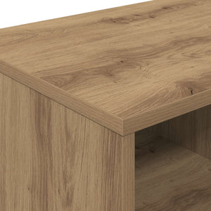 Ντουλάπι κρεβατιού με πόρτα 2 pcs Artisan Δρυς 66 x 35 x 48 εκ. - Pakobazaar