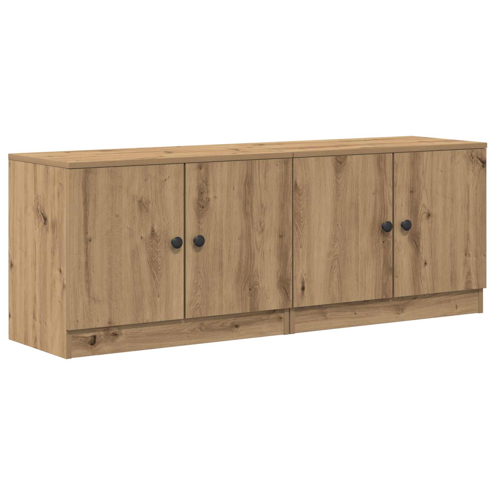 Ντουλάπι κρεβατιού με πόρτα 2 pcs Artisan Δρυς 66 x 35 x 48 εκ. - Pakobazaar
