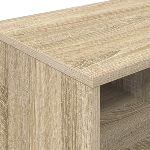 Ντουλάπι κρεβατιού με ράφι 2 pcs Δρύς Sonoma 66 x 33 x 48 εκ. - Pakobazaar