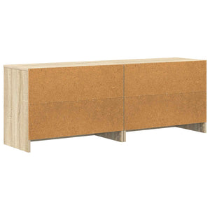 Ντουλάπι κρεβατιού με ράφι 2 pcs Δρύς Sonoma 66 x 33 x 48 εκ. - Pakobazaar