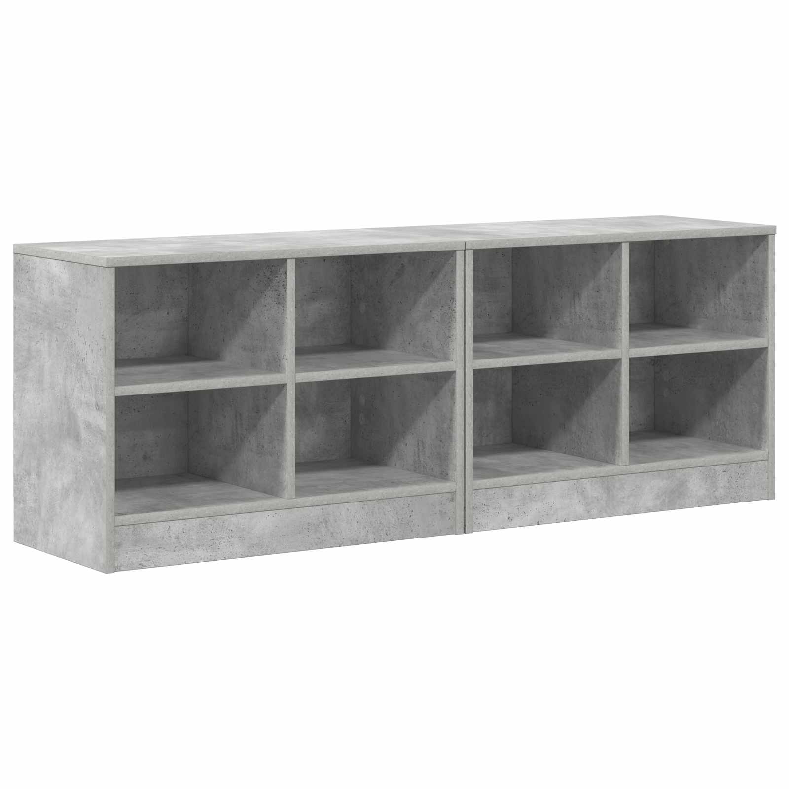 Ντουλάπι κρεβατιού 2 pcs Γκρι Σκυροδέματος 66 x 33 x 48 εκ. - Pakobazaar