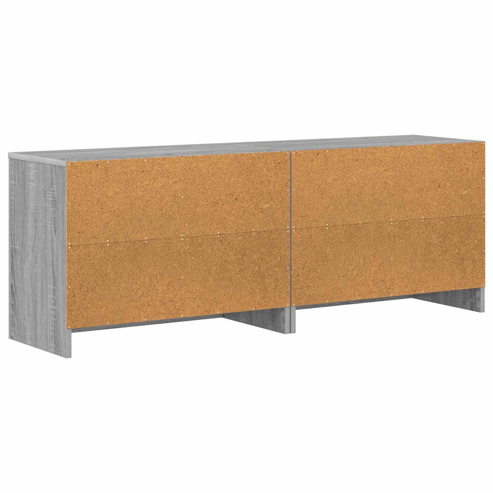 Ντουλάπι κρεβατιού με ράφι 2 pcs Γκρι Sonoma 66 x 33 x 48 εκ. - Pakobazaar