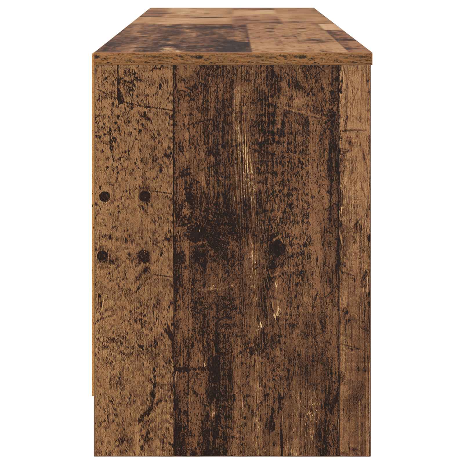 Ντουλάπι κρεβατιού 2 pcs Παλαιωμένο ξύλο 66 x 33 x 48 εκ. - Pakobazaar
