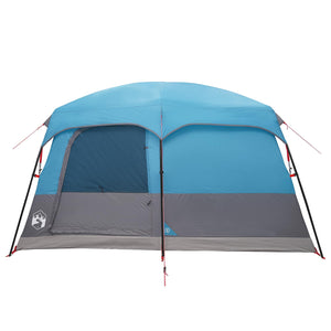 Οικογενειακή Σκηνή με στέγη Μπλε 420 x 305 x 200 εκ - Pakobazaar