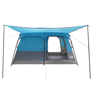 Οικογενειακή Σκηνή με στέγη Μπλε 420 x 305 x 200 εκ - Pakobazaar