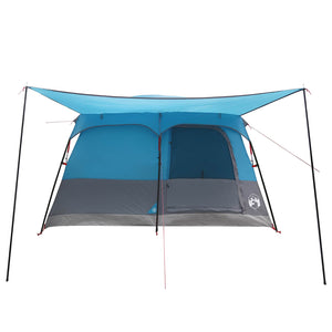 Οικογενειακή Σκηνή με στέγη Μπλε 420 x 305 x 200 εκ - Pakobazaar