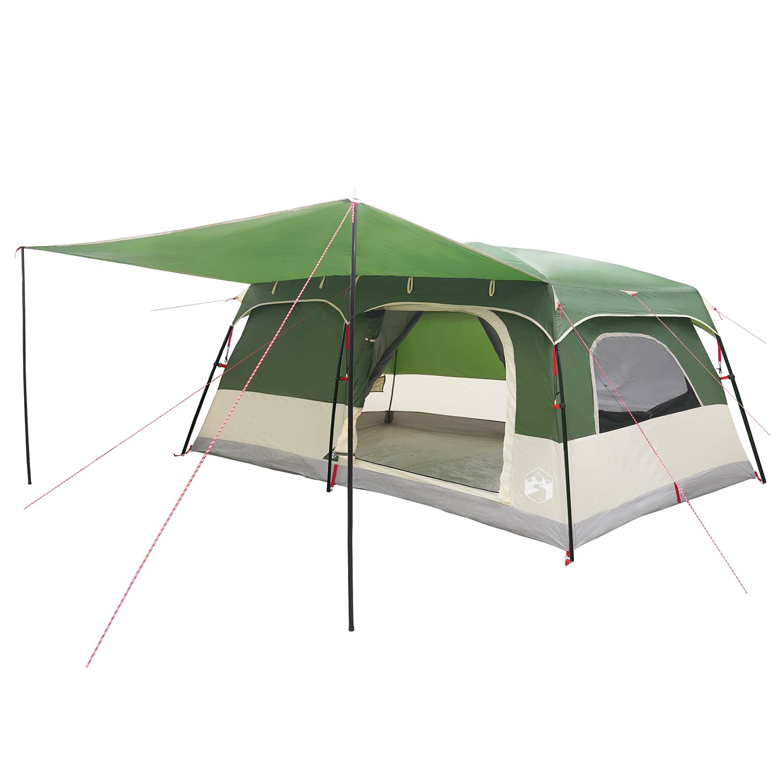 Οικογενειακή Σκηνή με στέγη Πράσινο 500 x 400 x 230 εκ