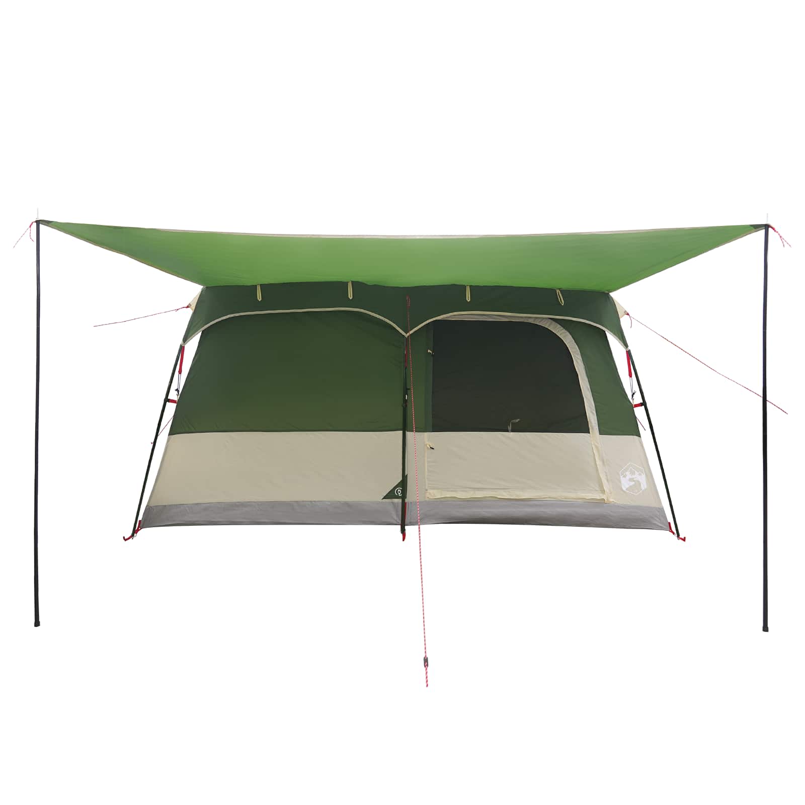 Οικογενειακή Σκηνή με στέγη Πράσινο 500 x 400 x 230 εκ