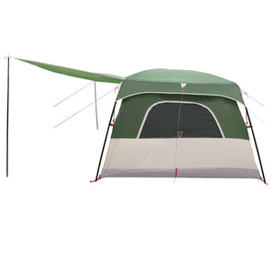 Οικογενειακή Σκηνή με στέγη Πράσινο 500 x 400 x 230 εκ - Pakobazaar