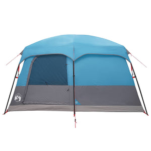 Οικογενειακή Σκηνή με στέγη Μπλε 500 x 400 x 230 εκ - Pakobazaar