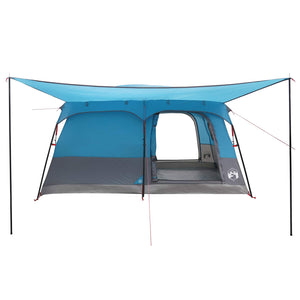 Οικογενειακή Σκηνή με στέγη Μπλε 500 x 400 x 230 εκ - Pakobazaar