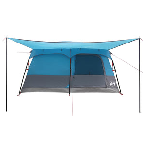 Οικογενειακή Σκηνή με στέγη Μπλε 500 x 400 x 230 εκ - Pakobazaar