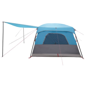 Οικογενειακή Σκηνή με στέγη Μπλε 500 x 400 x 230 εκ - Pakobazaar