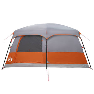 Οικογενειακή Σκηνή Γκρι και Πορτοκαλί 500 x 400 x 230 εκ - Pakobazaar