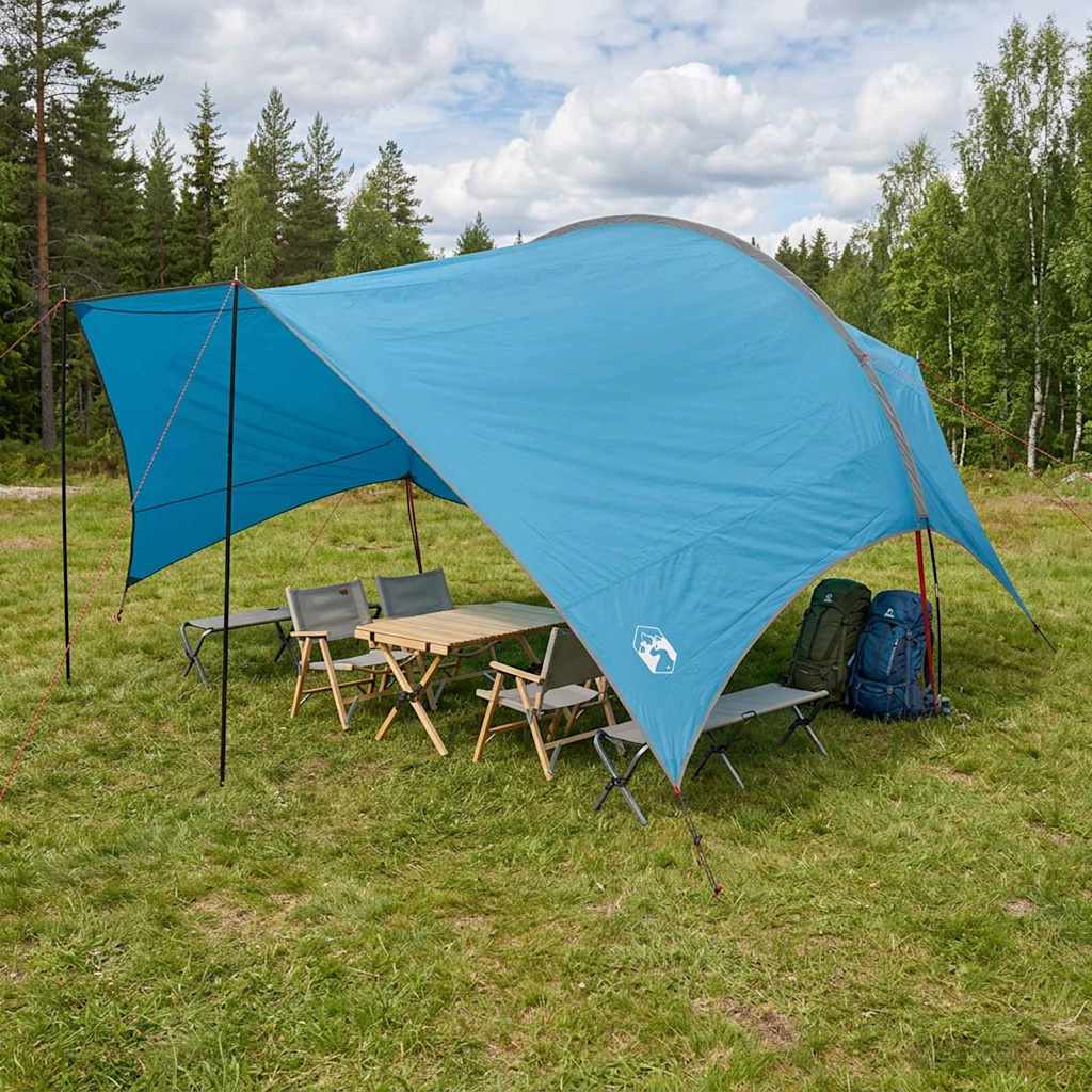 Σκηνή καμπινγκ ανθεκτική στο νερό Μπλε 550 x 400 x 230 εκ. - Pakobazaar