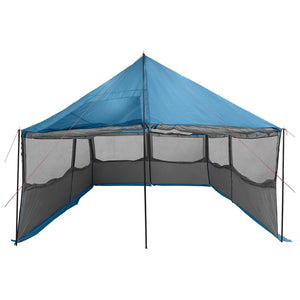 Οικογενειακή Σκηνή με στέγη Μπλε 450 x 400 x 265 εκ - Pakobazaar