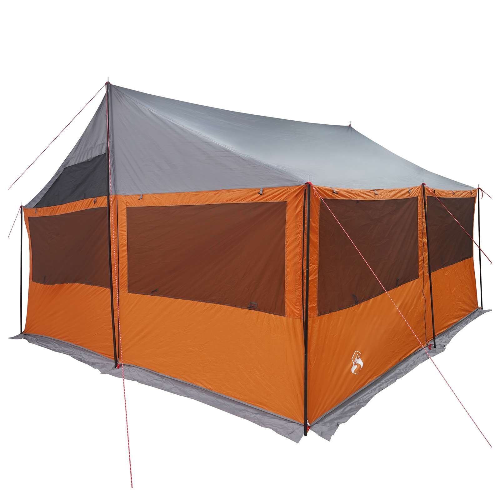 Οικογενειακή Σκηνή Γκρι και Πορτοκαλί 450 x 400 x 265 εκ