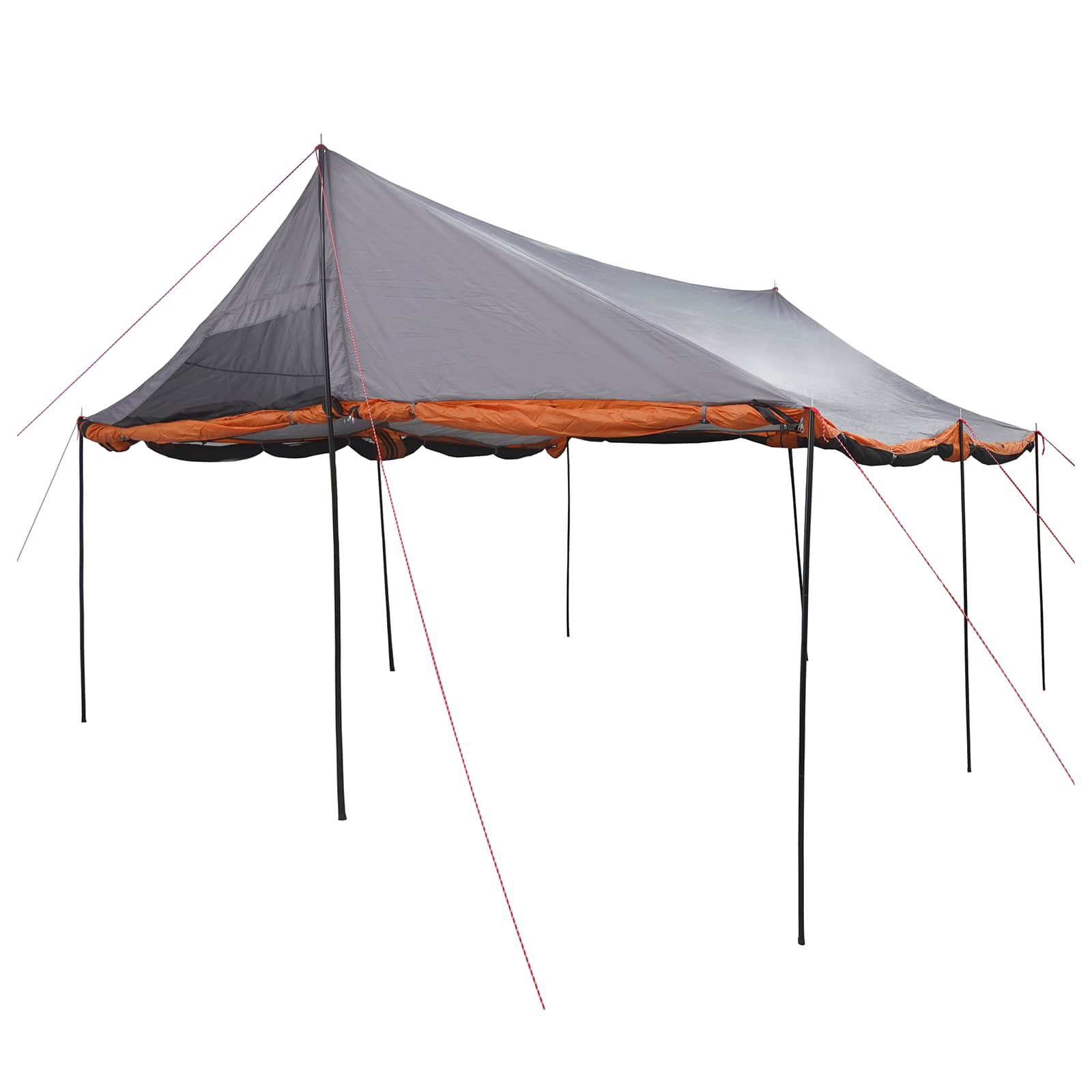 Οικογενειακή Σκηνή Γκρι και Πορτοκαλί 450 x 400 x 265 εκ