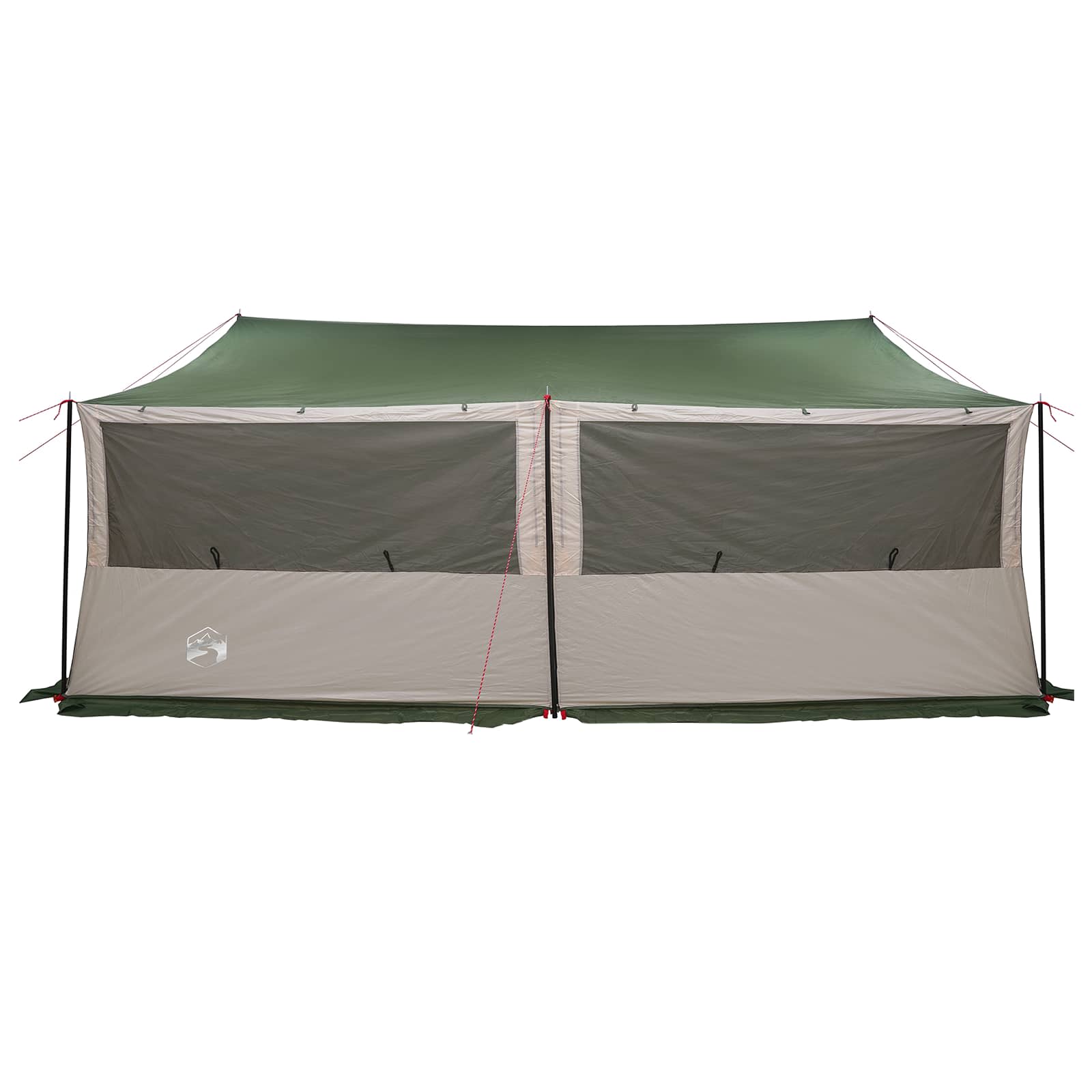 Οικογενειακή Σκηνή με στέγη Πράσινο 600 x 400 x 268 εκ. - Pakobazaar