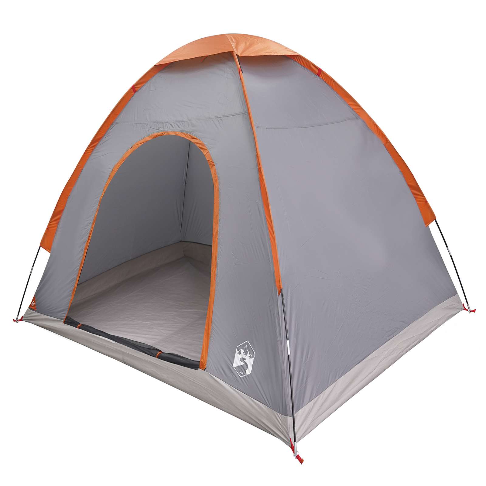 Σκηνή Camping με στέγη Γκρι και Πορτοκαλί 190 x 140 x 105 εκ. - Pakobazaar