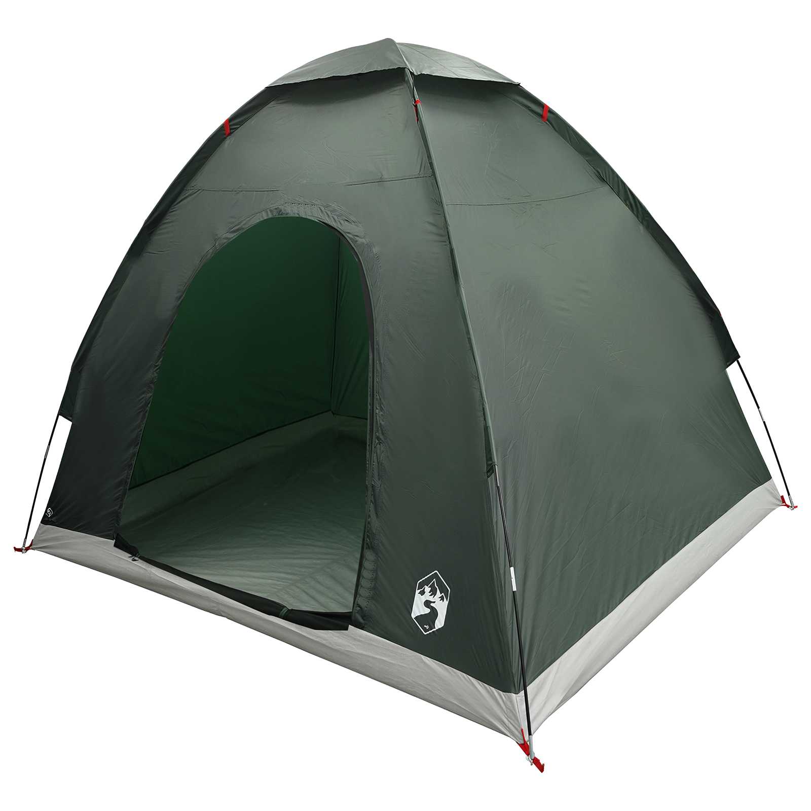 Σκηνή Camping με στέγη Στρατιωτικό Πράσινο 190 x 140 x 105 εκ. - Pakobazaar