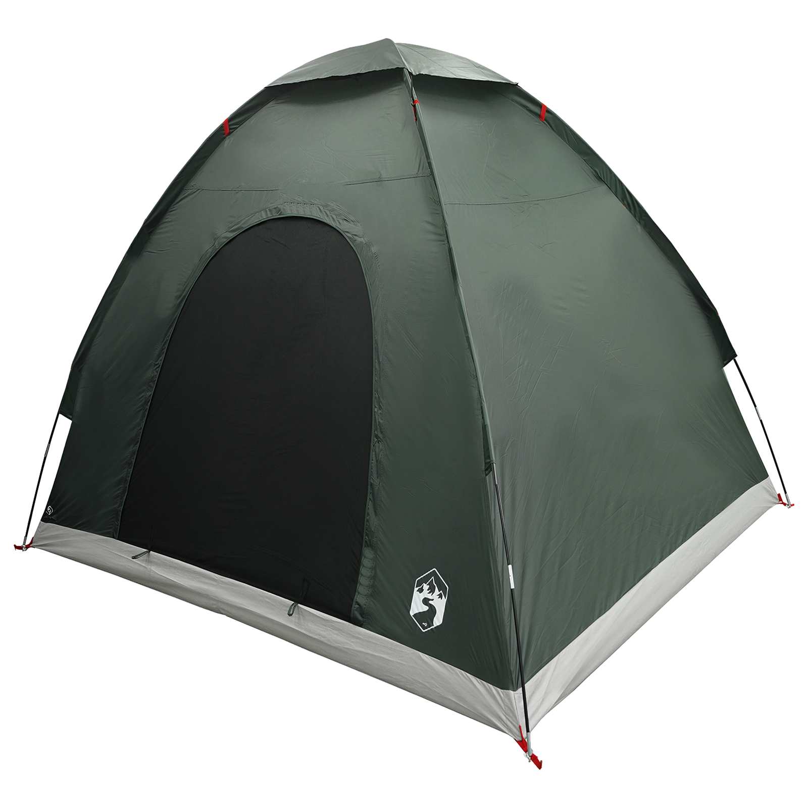 Σκηνή Camping με στέγη Στρατιωτικό Πράσινο 190 x 140 x 105 εκ. - Pakobazaar