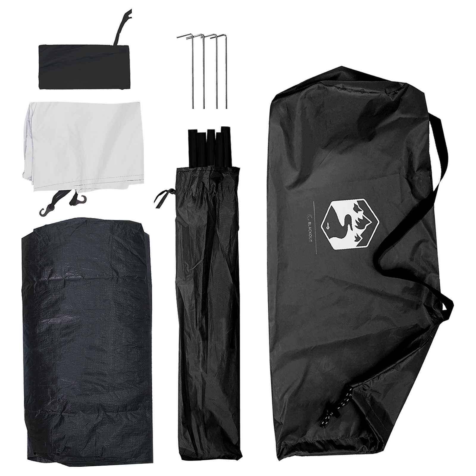 Σκηνή Camping με στέγη 185T Πολυεστέρας με επικάλυψη PU - Pakobazaar