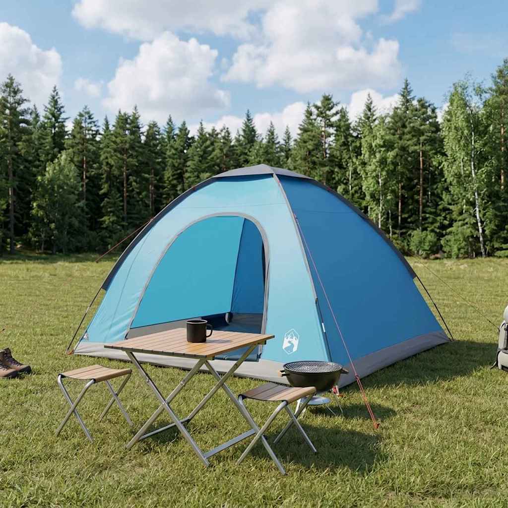 Σκηνή Camping με στέγη με αέρα αέρα Μπλε 275 x 215 x 125 εκ.