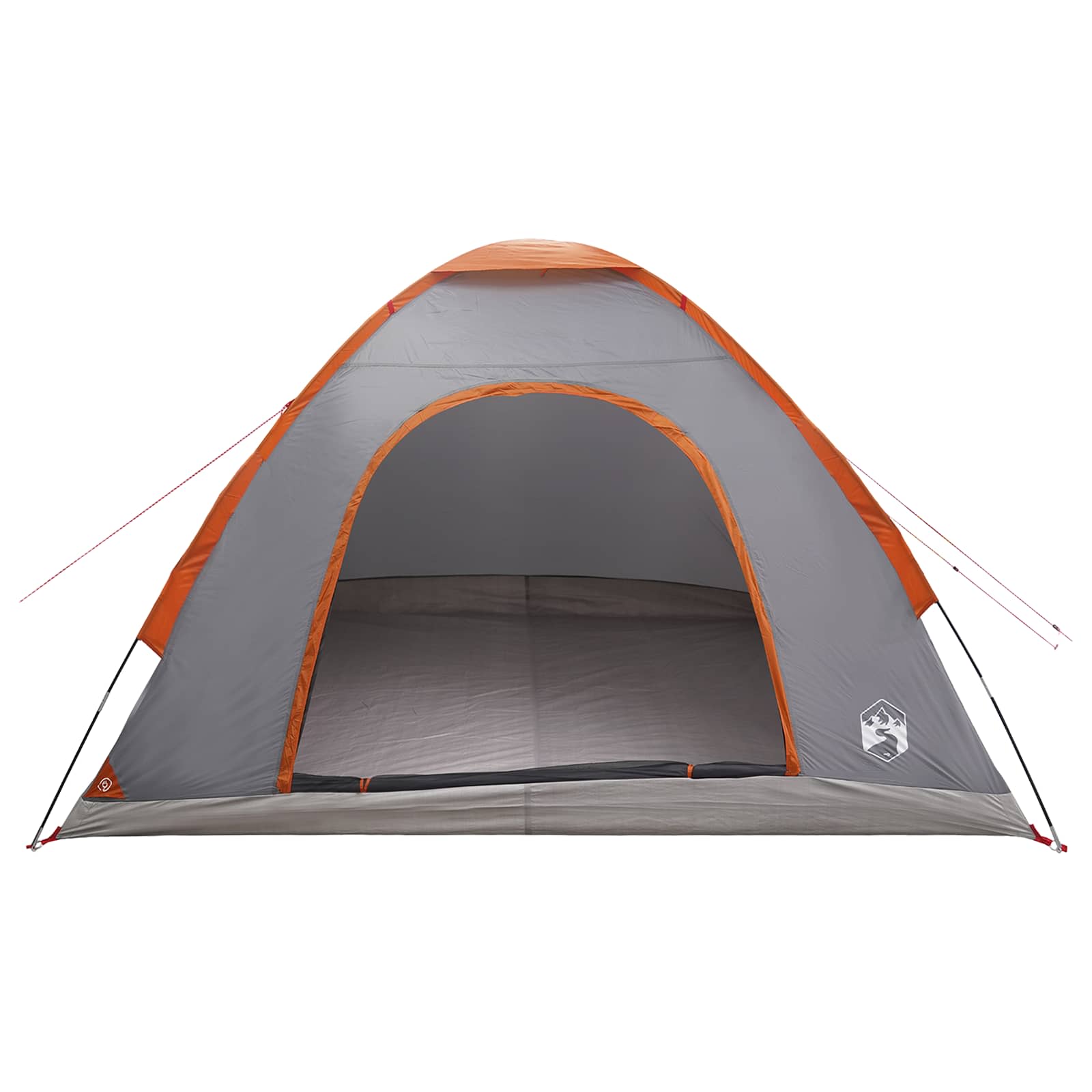 Σκηνή Camping με στέγη Γκρι και Πορτοκαλί 275 x 215 x 125 εκ.
