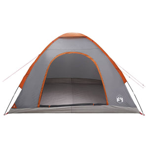 Σκηνή Camping με στέγη Γκρι και Πορτοκαλί 275 x 215 x 125 εκ. - Pakobazaar