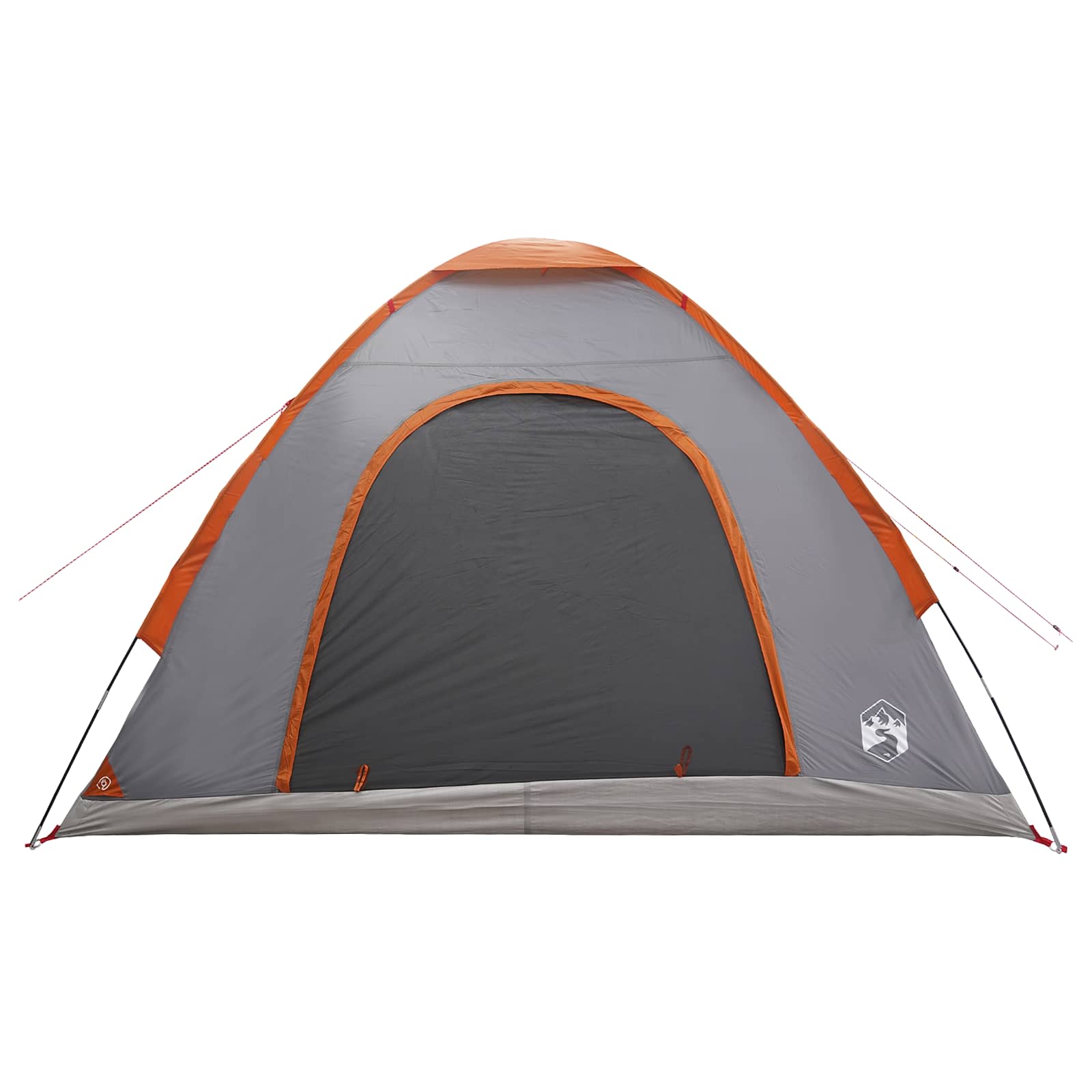 Σκηνή Camping με στέγη Γκρι και Πορτοκαλί 275 x 215 x 125 εκ.