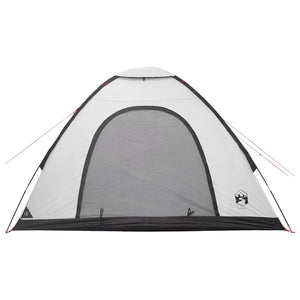 Σκηνή Camping με στέγη Λευκό Μαύρο 275 x 215 x 125 εκ. - Pakobazaar