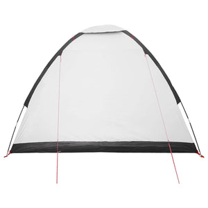 Σκηνή Camping με στέγη Λευκό Μαύρο 275 x 215 x 125 εκ. - Pakobazaar