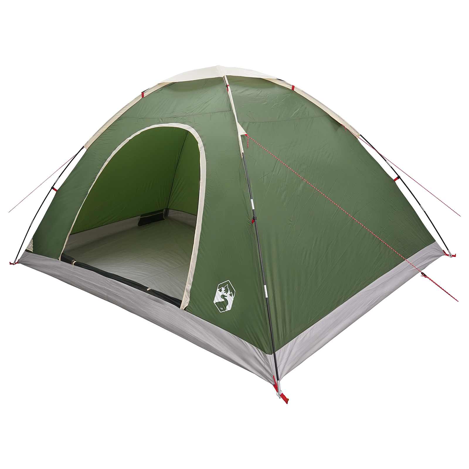 Σκηνή Camping με στέγη με αέρα αέρα Πράσινο 335 x 275 x 180 εκ.
