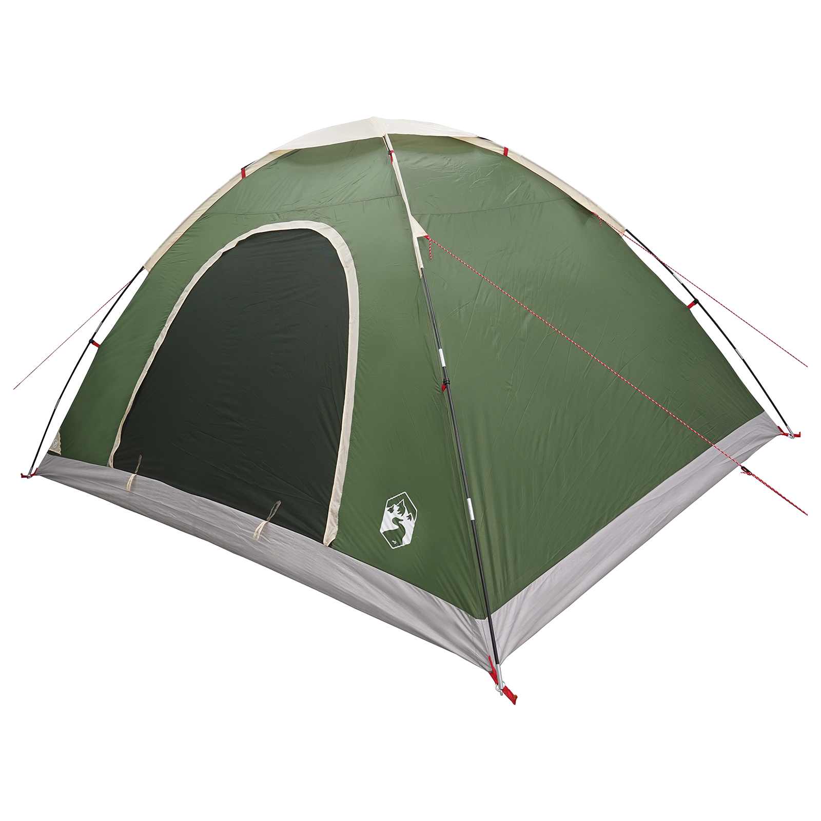 Σκηνή Camping με στέγη με αέρα αέρα Πράσινο 335 x 275 x 180 εκ.