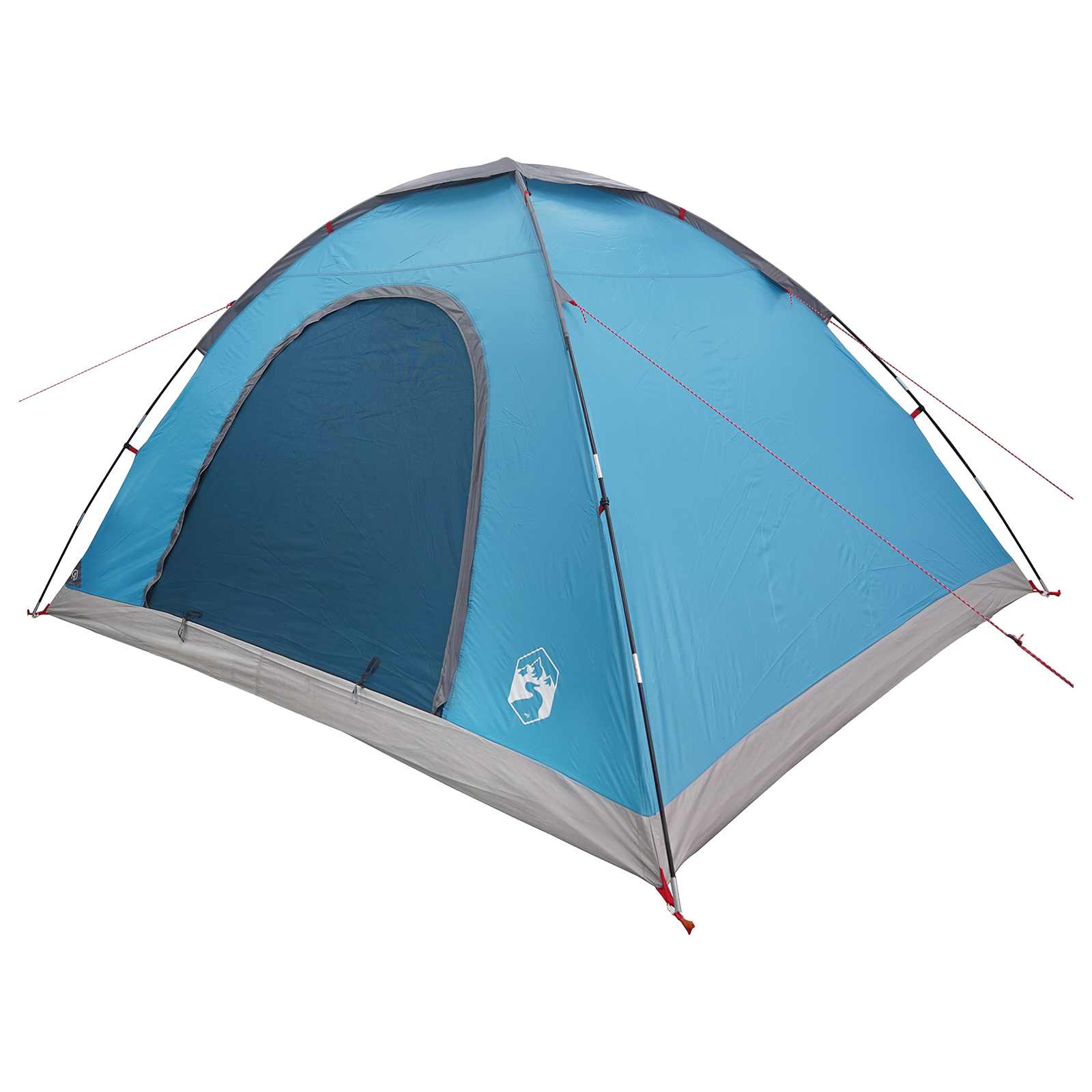 Σκηνή Camping με στέγη με αέρα αέρα Μπλε 335 x 275 x 180 εκ.