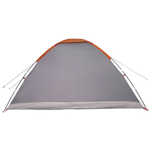 Σκηνή Camping με στέγη Γκρι και Πορτοκαλί 335 x 275 x 180 εκ. - Pakobazaar