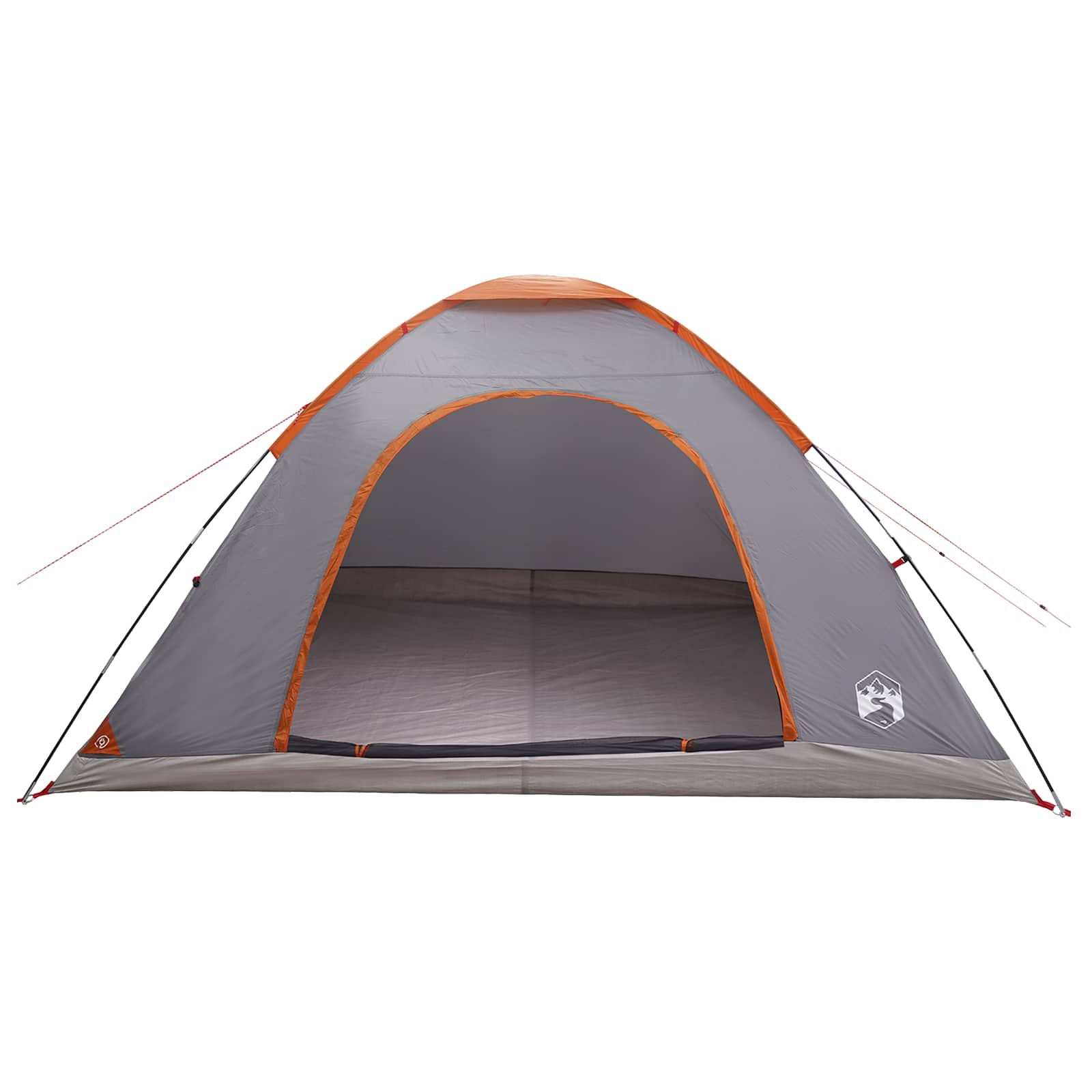 Σκηνή Camping με στέγη Γκρι και Πορτοκαλί 335 x 275 x 180 εκ.