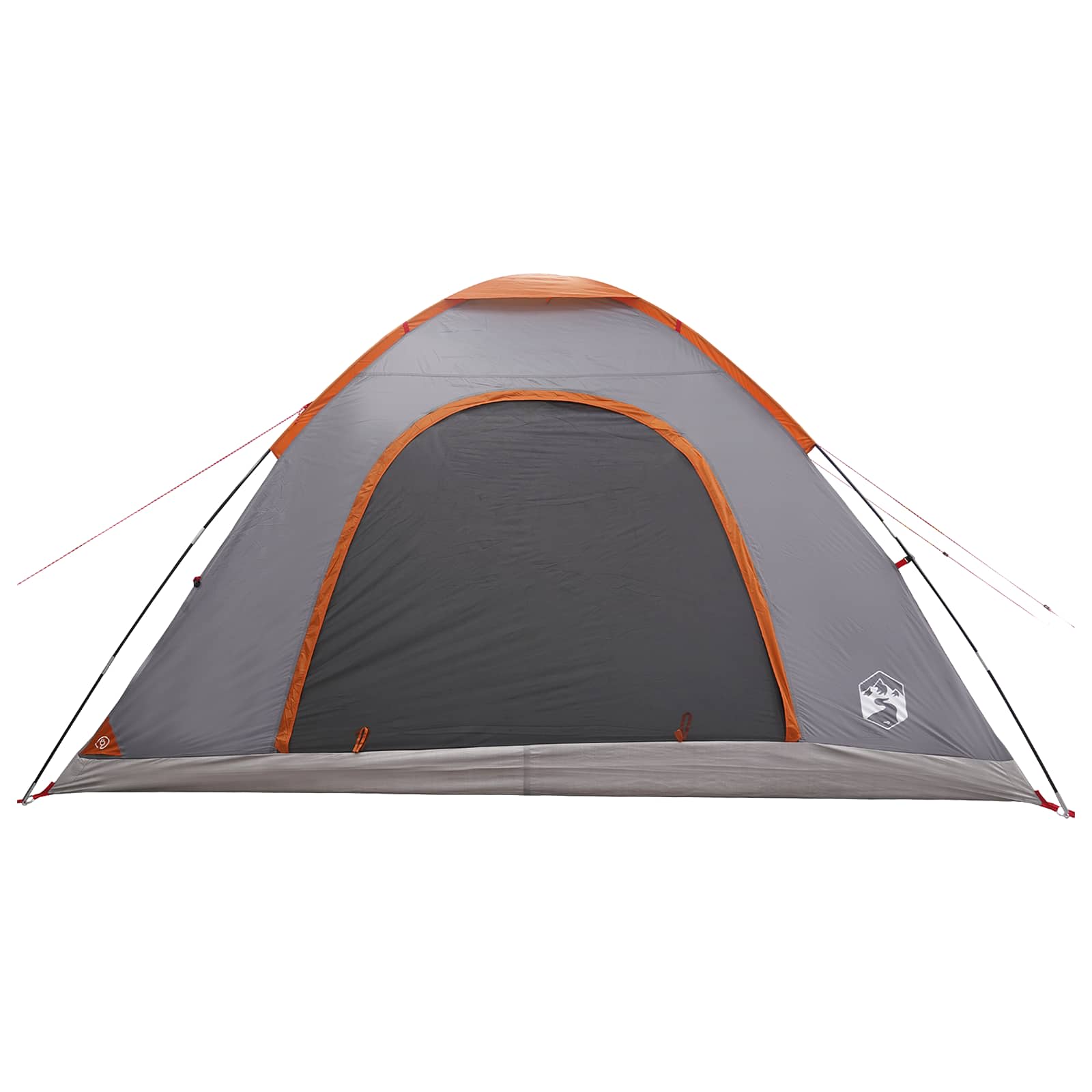 Σκηνή Camping με στέγη Γκρι και Πορτοκαλί 335 x 275 x 180 εκ.
