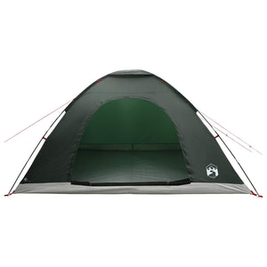 Σκηνή Camping με στέγη Στρατιωτικό Πράσινο 335 x 275 x 180 εκ. - Pakobazaar