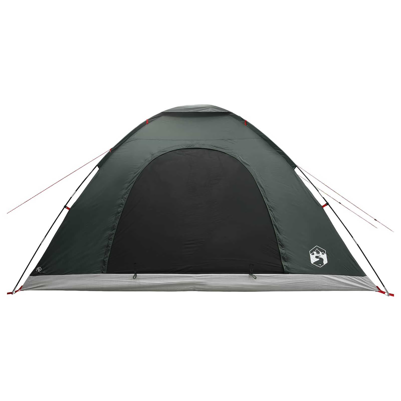 Σκηνή Camping με στέγη Στρατιωτικό Πράσινο 335 x 275 x 180 εκ.