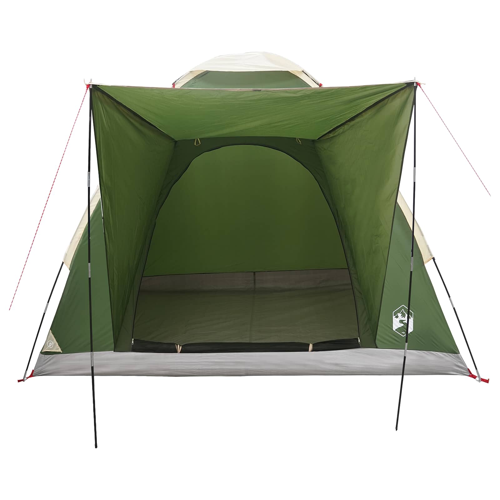 Σκηνή Camping με στέγη Πράσινο 2 Άτομα Πολυεστέρας και Χάλυβας